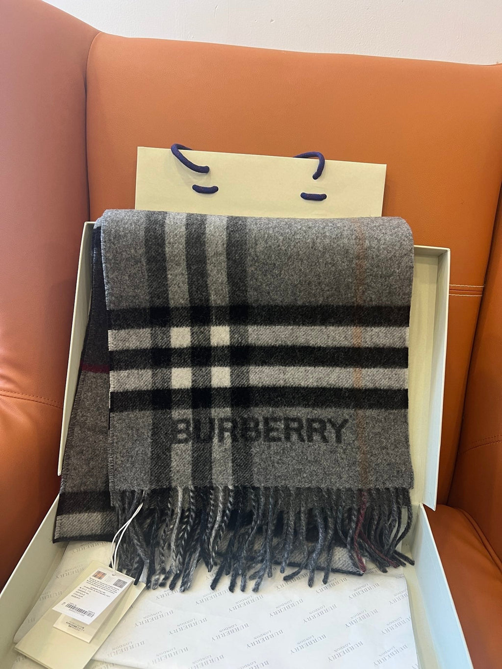 BBR SCARF 168 CM IN CASHMERE 489961