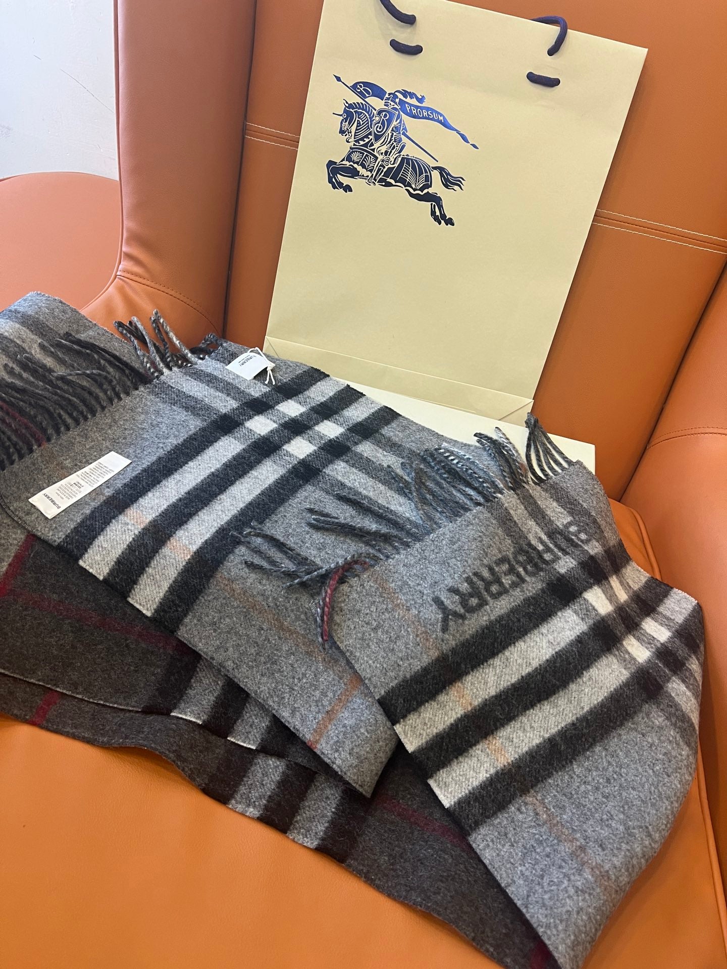 BBR SCARF 168 CM IN CASHMERE 489961