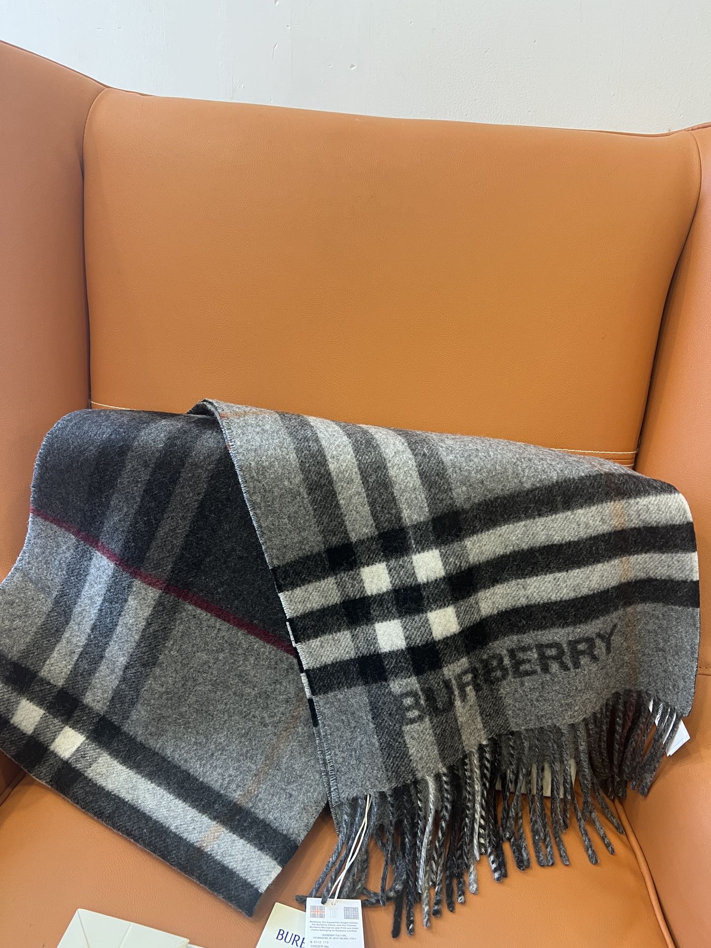 BBR SCARF 168 CM IN CASHMERE 489961