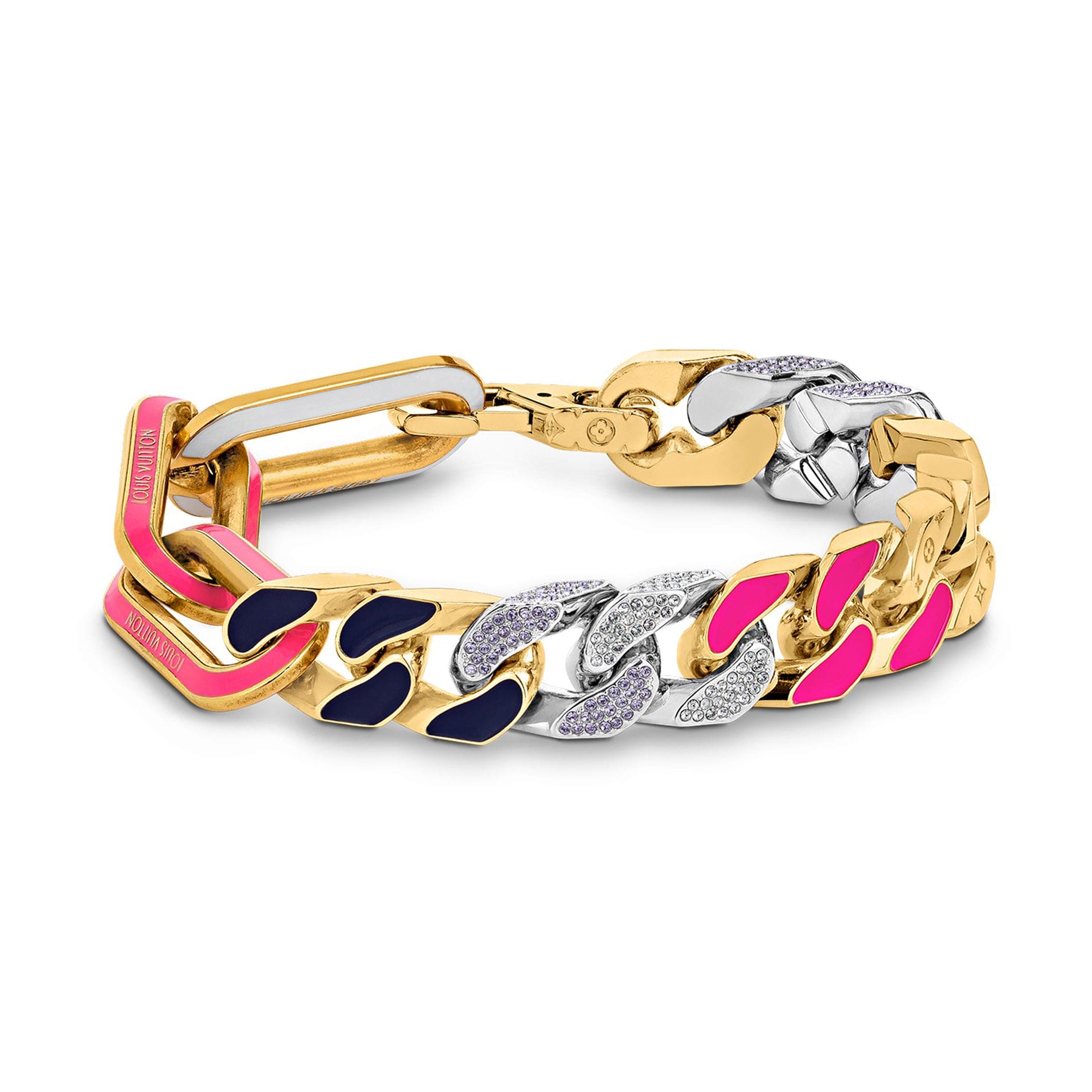 18K Louis Vuitton Mixed Chains Bracelet