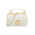 DIOR JOLIE TOP HANDLE BAG - WHITE