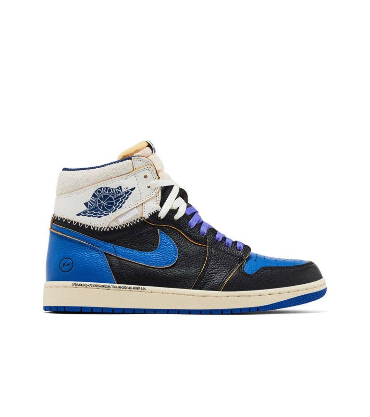 Air Jordan Retro 1 x Fragment x Union Design Sport Royal Sail