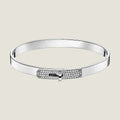 18K Kelly Small Model Diamond Hermes Bracelet