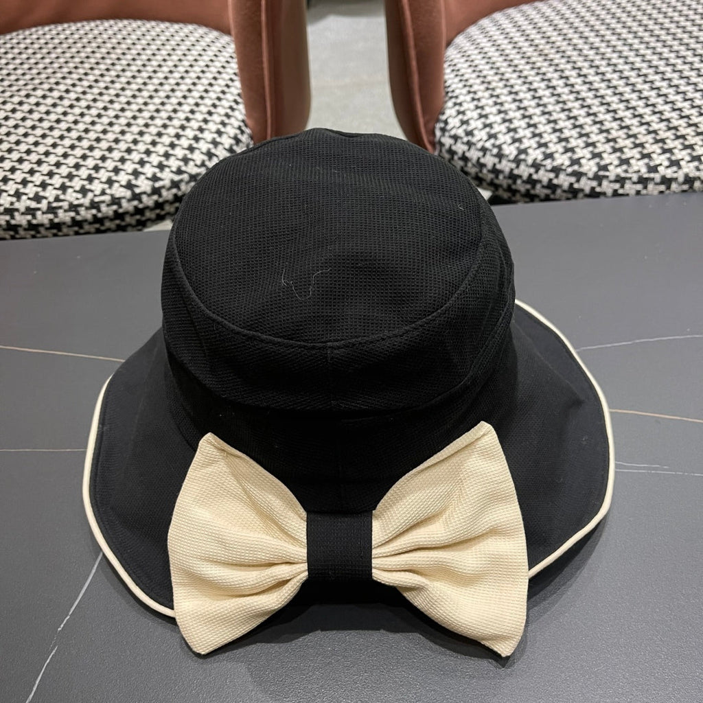 CELINE BUCKET HAT MODEL 650290 IN BLACK FABRIC