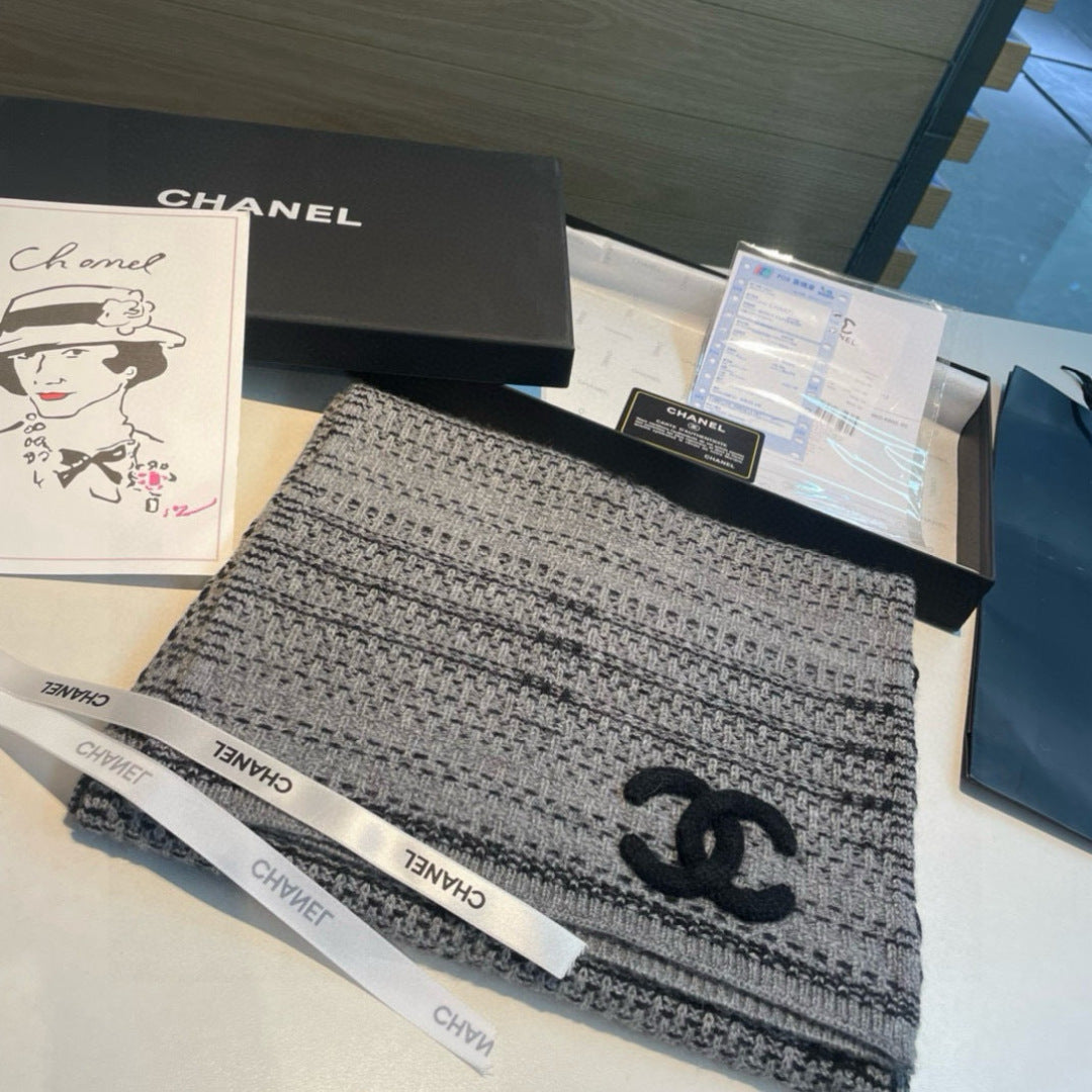 CHANEL 25S SCARF 180 IN CASHMERE 931425
