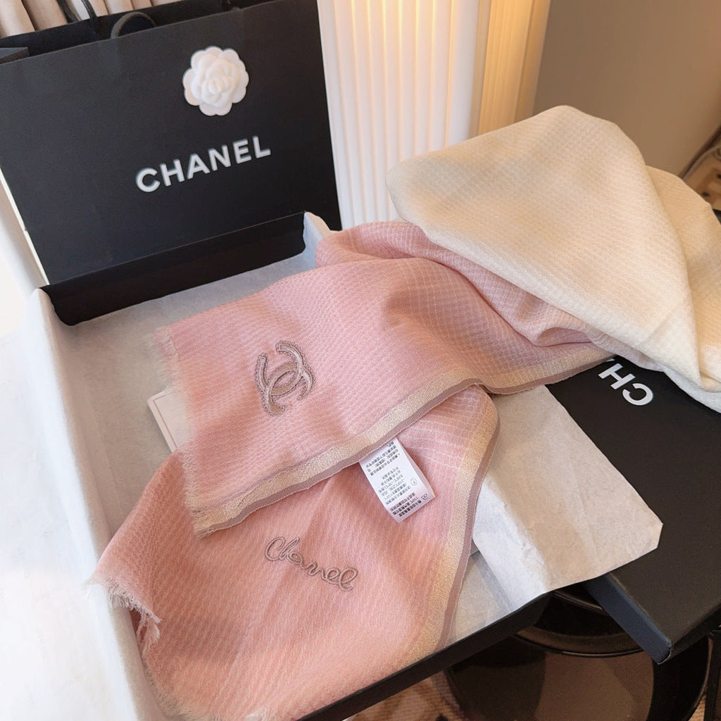 CHANEL 25S SCARF 200 CM IN CASHMERE 942962