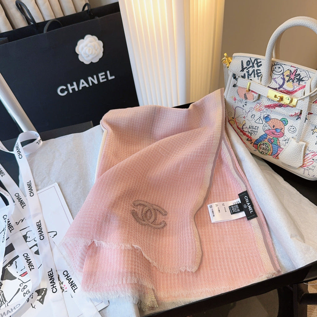 CHANEL 25S SCARF 200 CM IN CASHMERE 942962