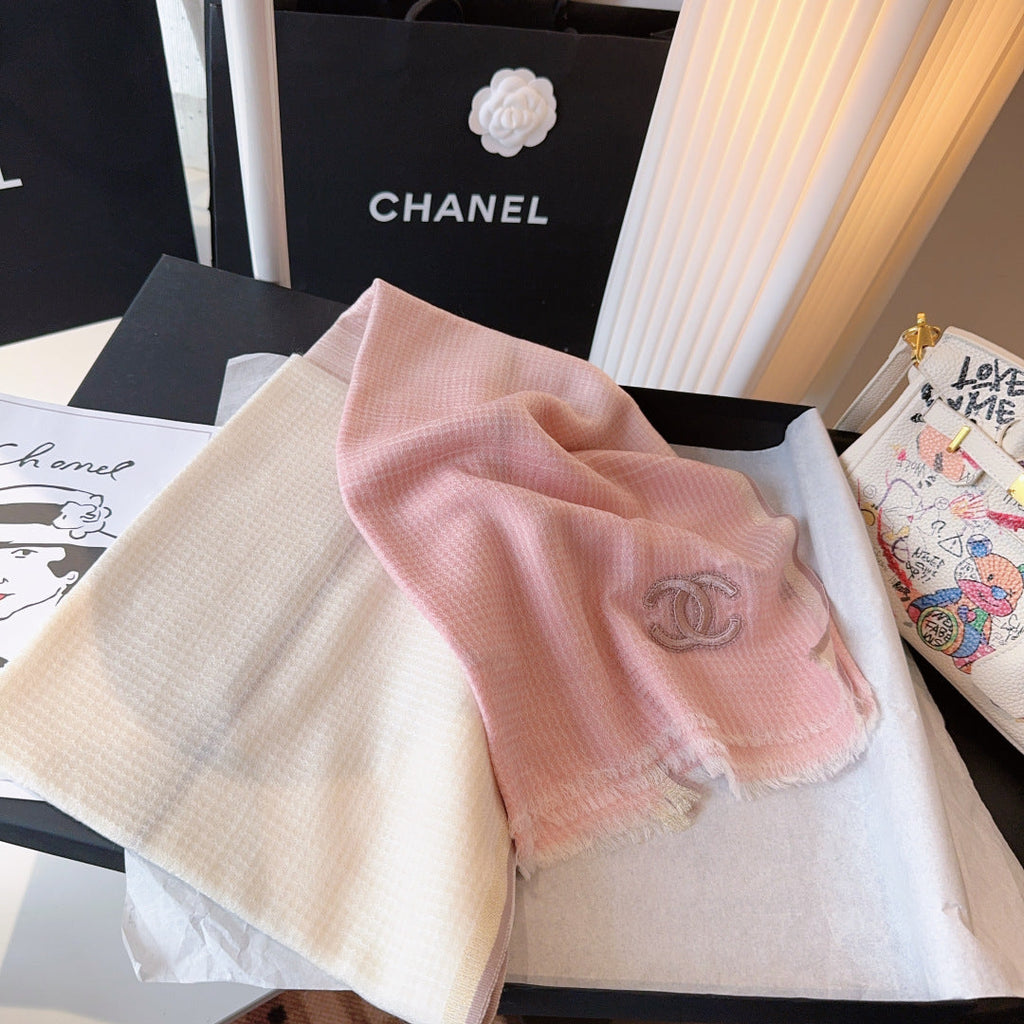 CHANEL 25S SCARF 200 CM IN CASHMERE 942962