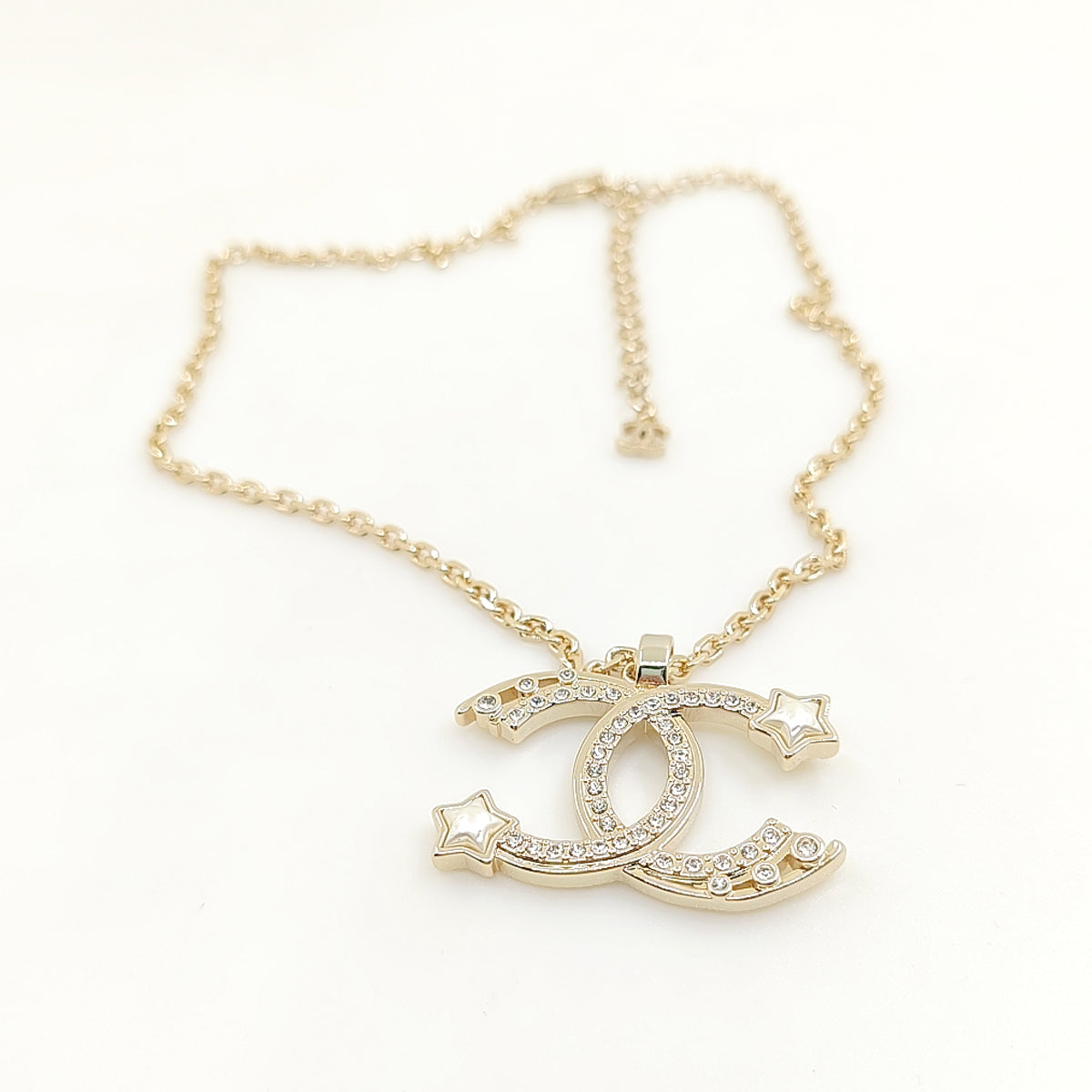 18K  Chanel Star Choker Necklace