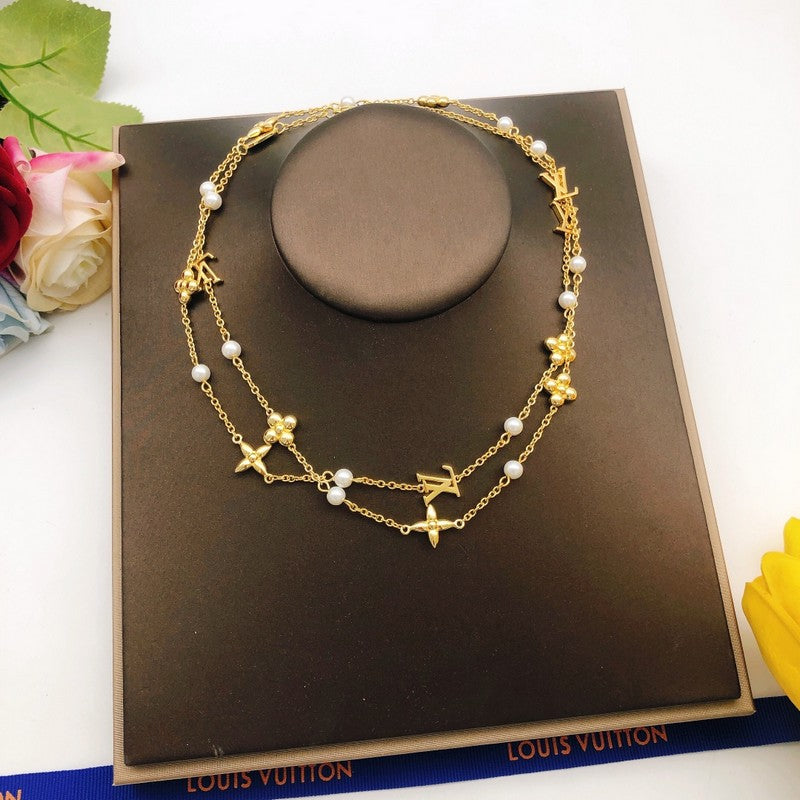 18K Louis Vuitton Idylle Blossom Monogram Necklace