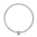 18K Louis Vuitton Blue Chain Necklace