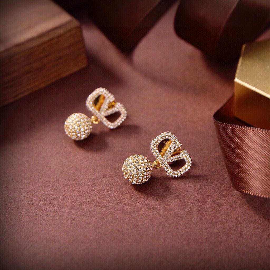 18K Valentino Diamonds Earrings