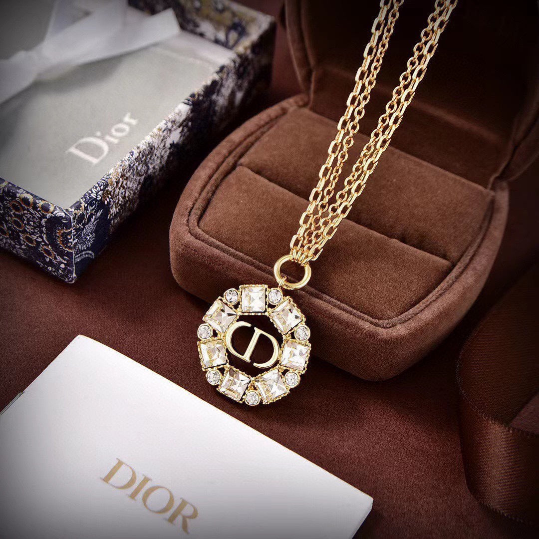 18K Petit Dior Pearls Necklace