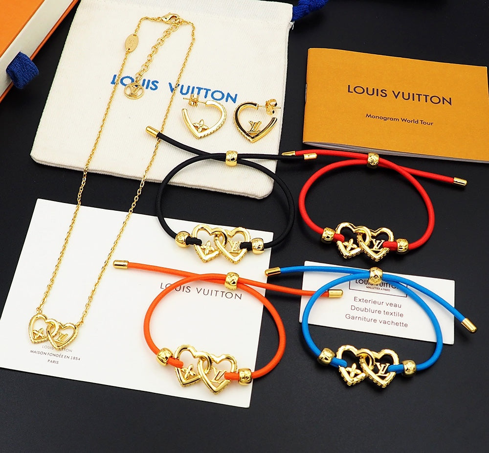 18K Louis Vuitton My Love Blue Bracelet