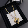 18K  Chanel Pearls Chain Necklace