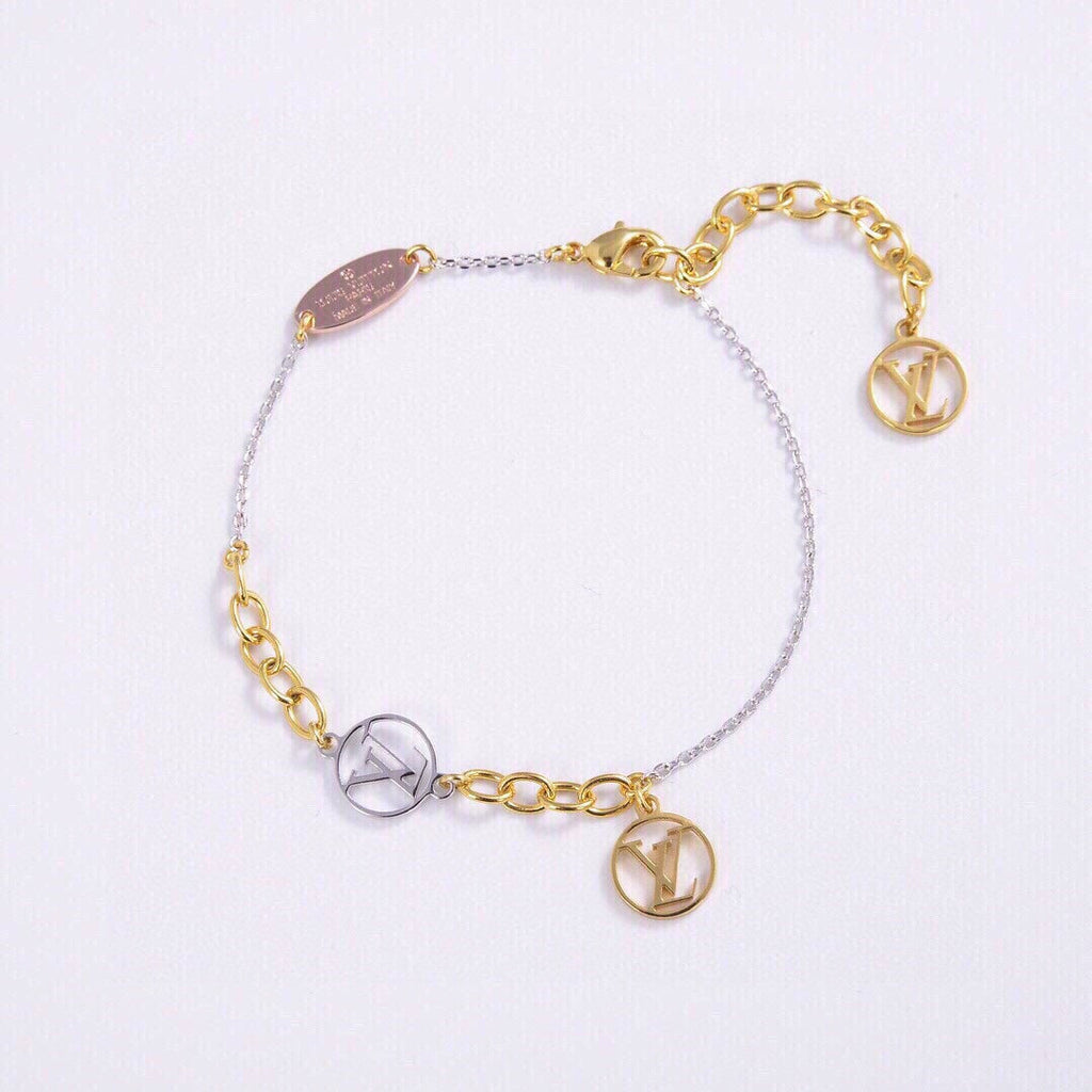 18K Louis Vuitton Logomania Bracelet