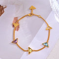 18K Prada Eternal Gold Semi-Precious Stones Bracelet