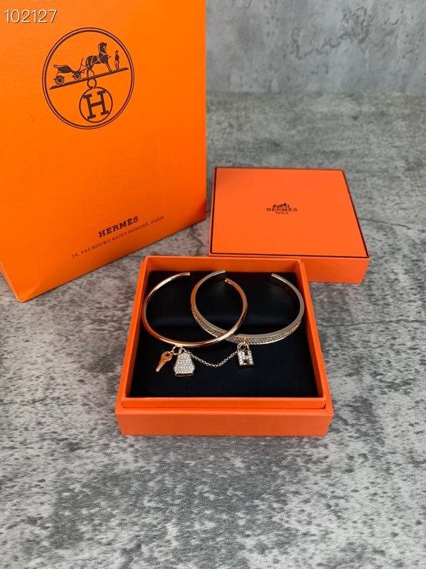 18K Kelly Hermes Cadenas Bracelet