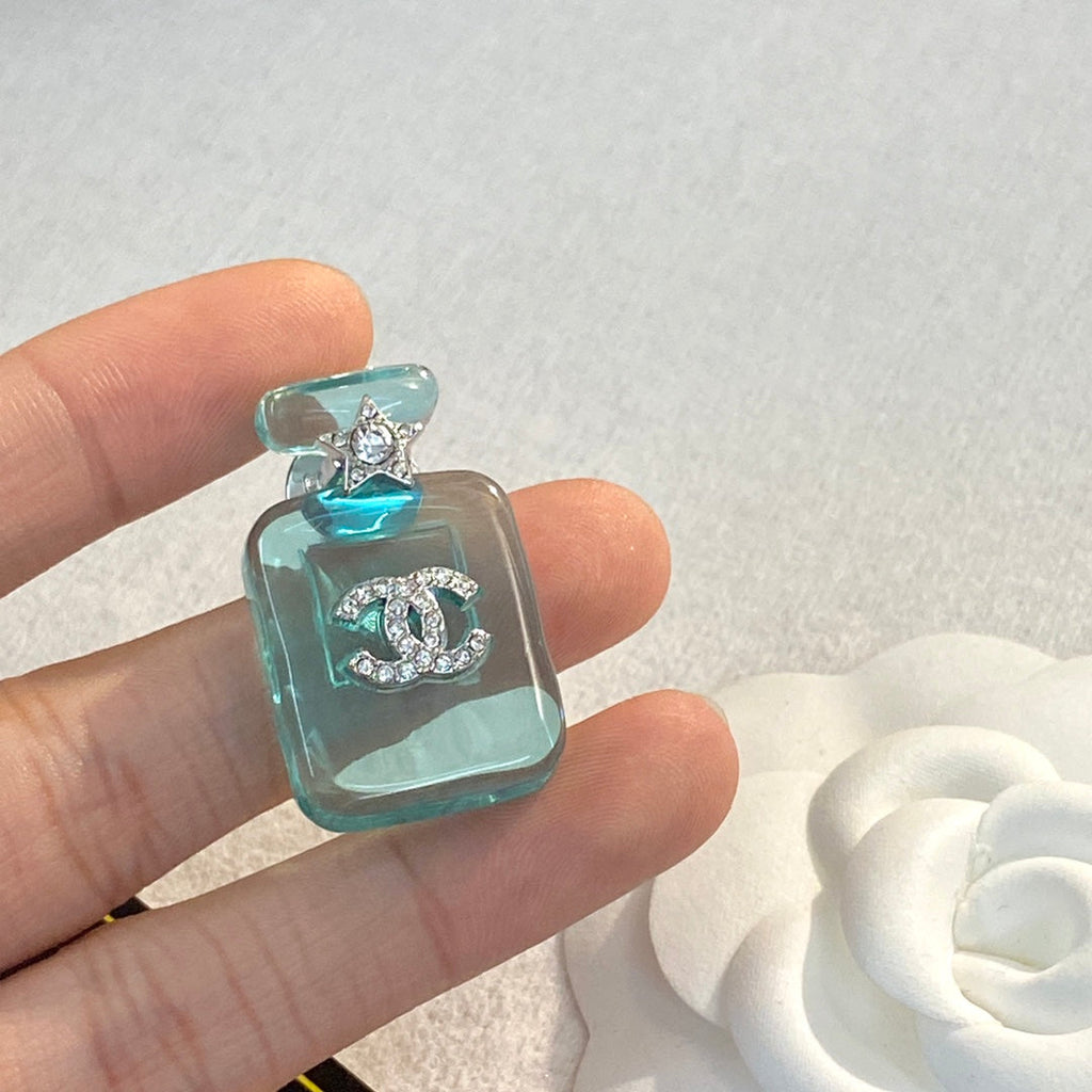 18K  Chanel Perfume Color Bottle Brooch