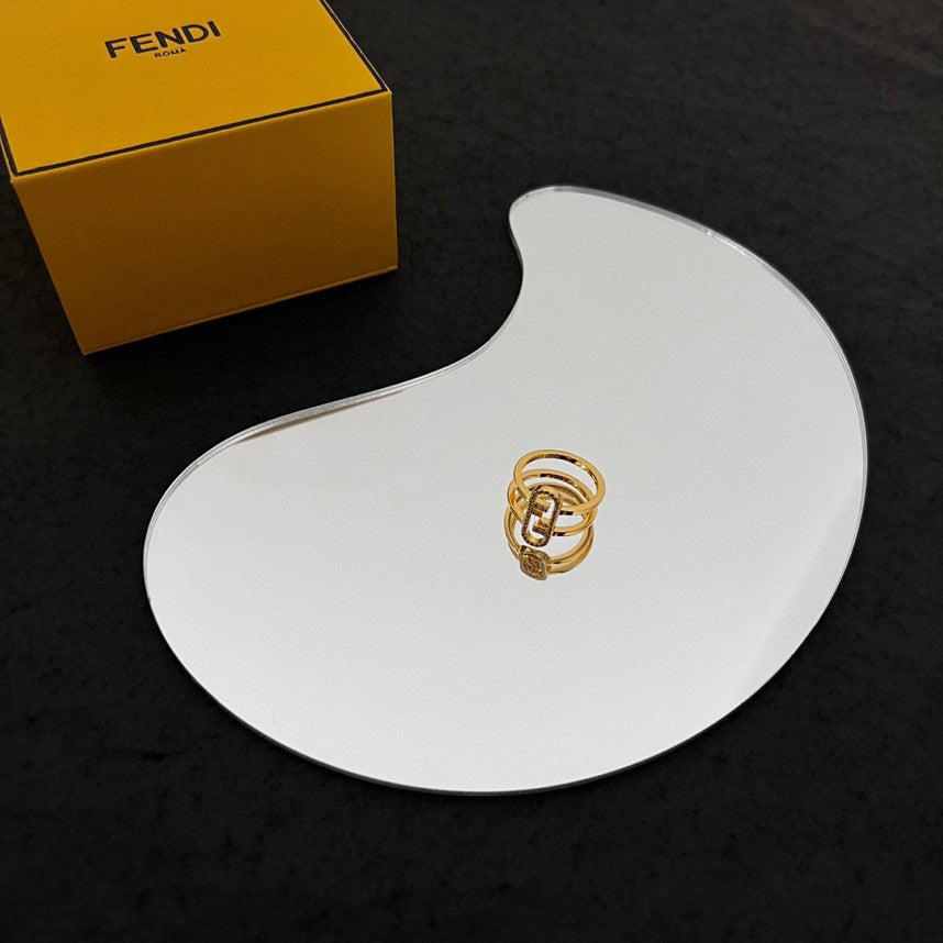 18K Fendi OLock Ring