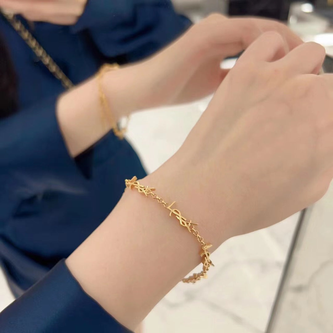 18K YSL Mini Cassan Bracelet