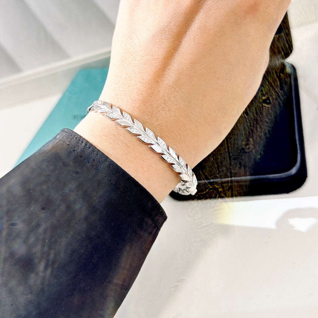 18K Tiffany Victoria Vine Diamonds Bracelet
