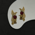 18K Tiffany Bird Diamonds Earrings