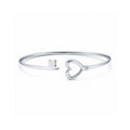 18K Tiffany Heart Key Wire Bracelet