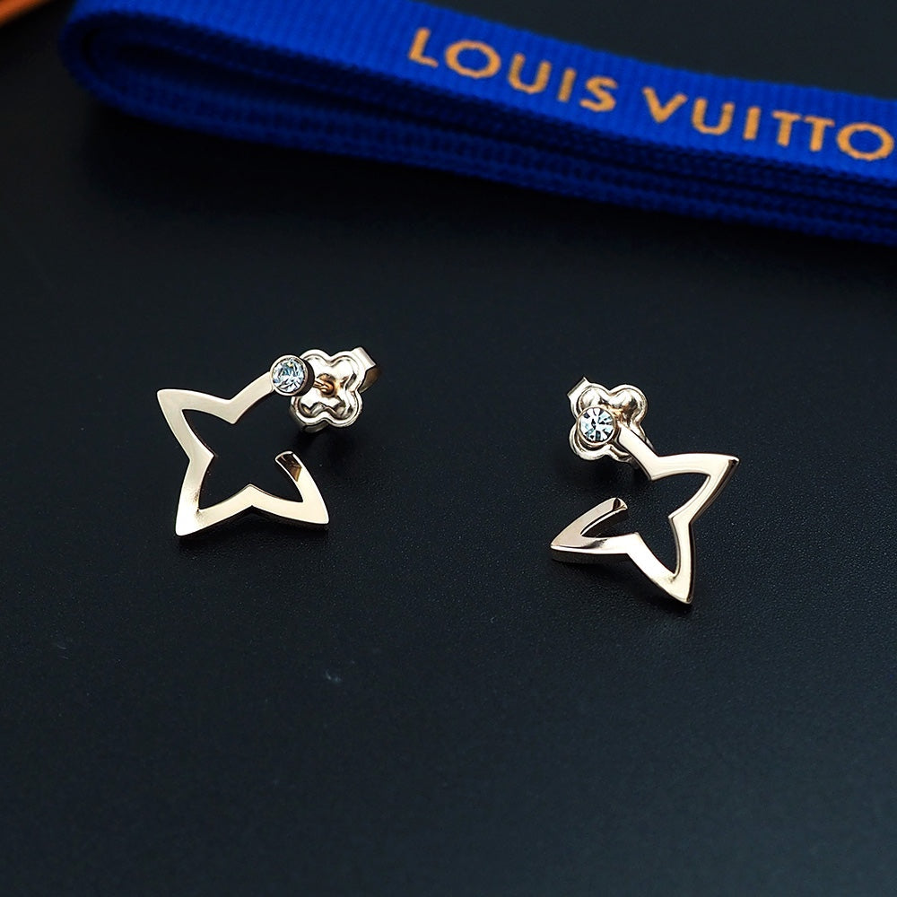 18K Louis Vuitton Blossom Mini Hoops Earrings