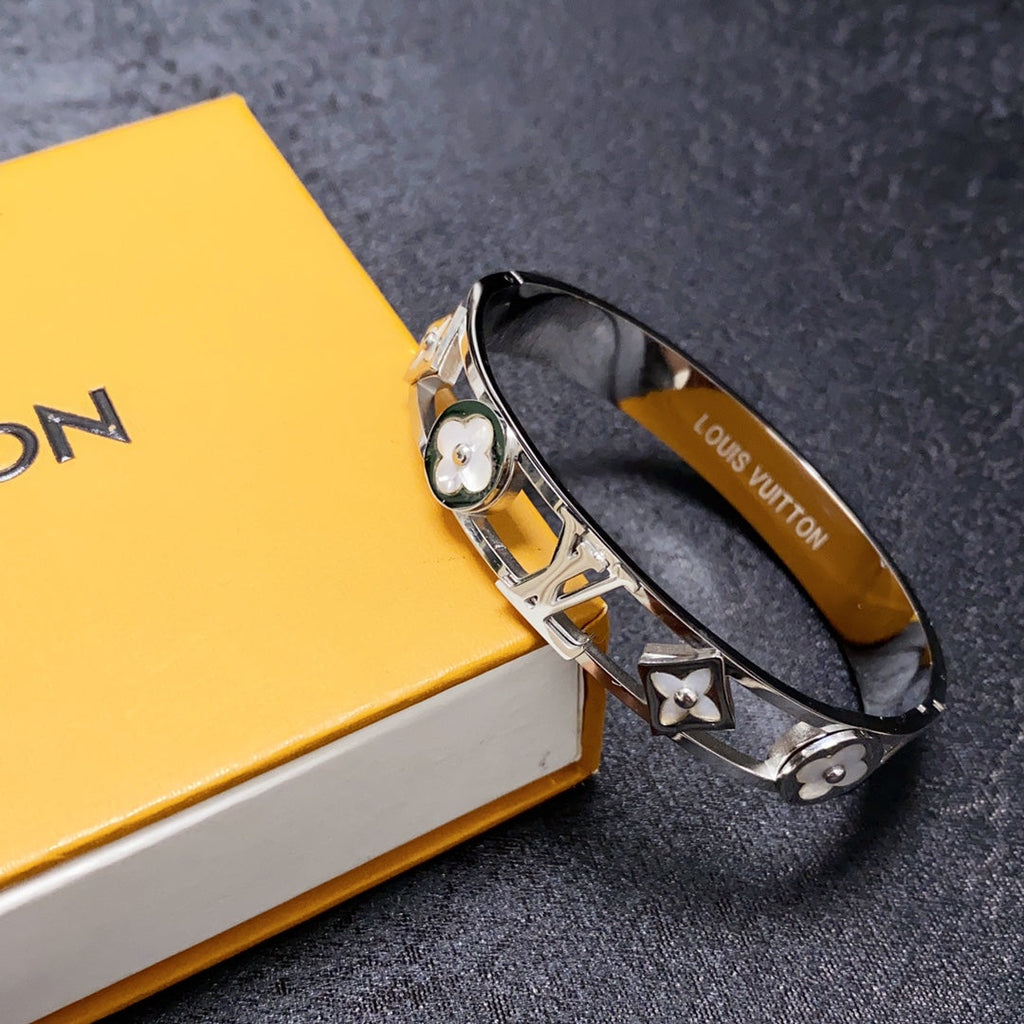 18K Louis Vuitton Crystal Studded Bracelet