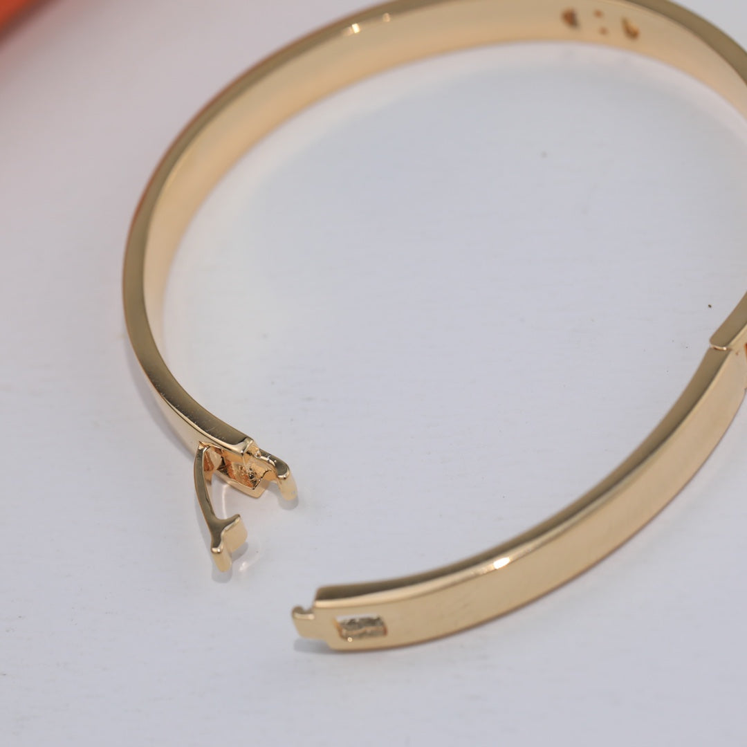 18K Hermes Diamonds Bracelet