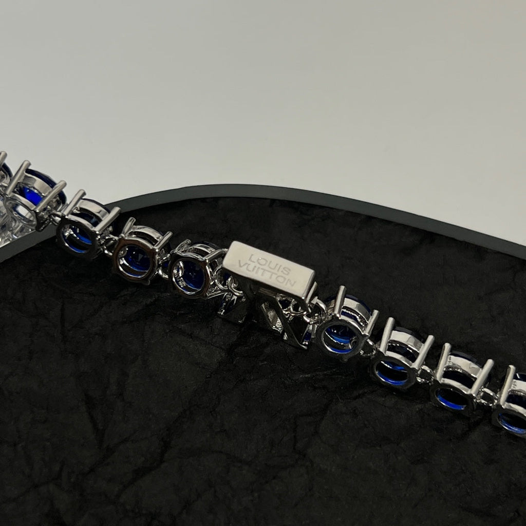 18K Louis Vuitton Crystal Bracelet