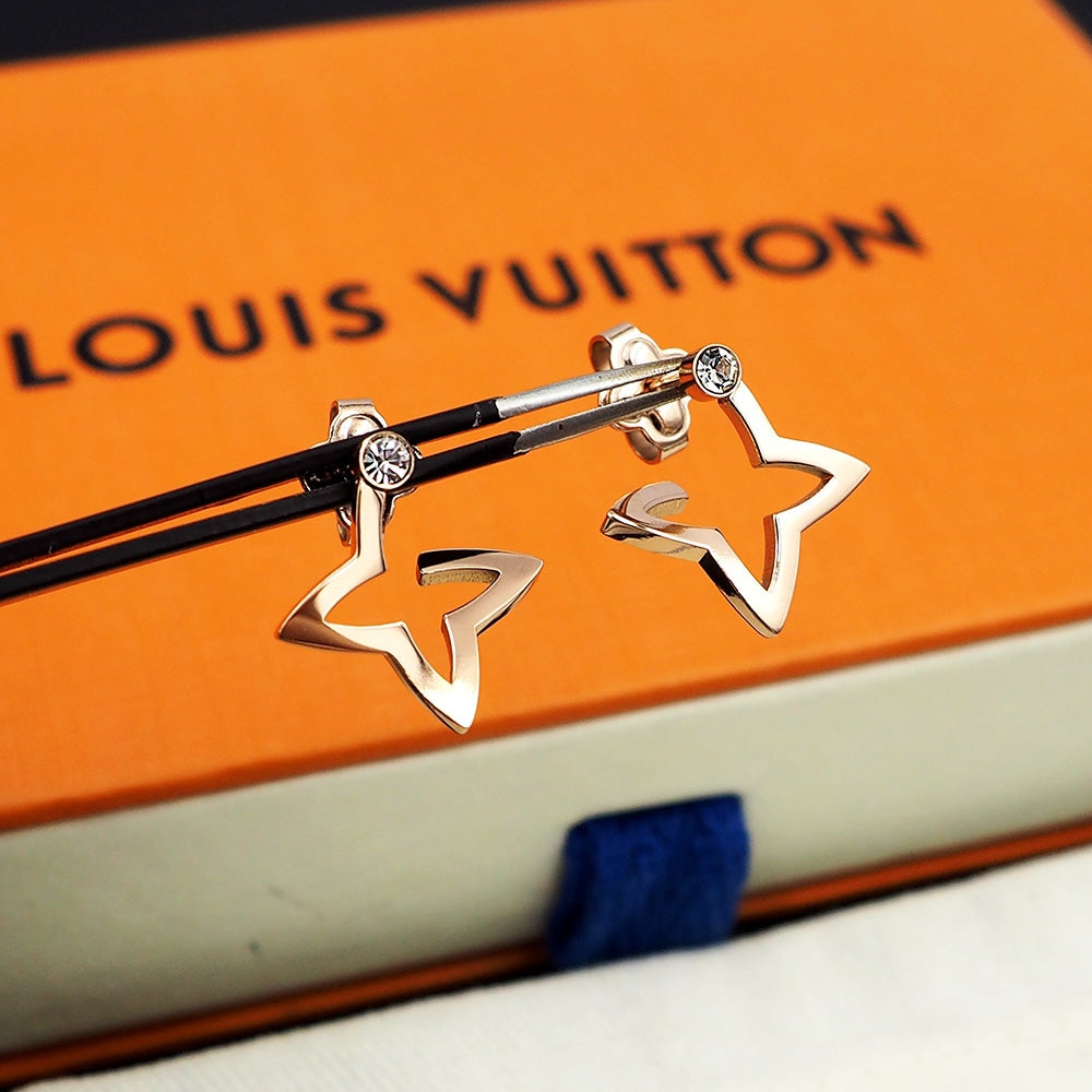 18K Louis Vuitton Blossom Mini Hoops Earrings