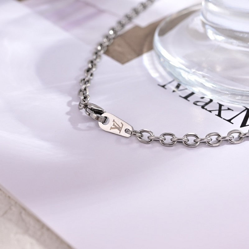18K Louis Vuitton Bold Tri-Color Necklace