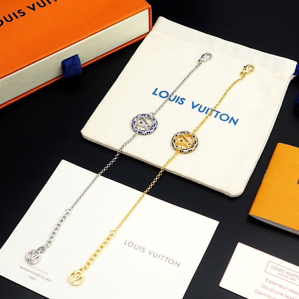 18K Louis Vuitton Louise By Night Bracelet