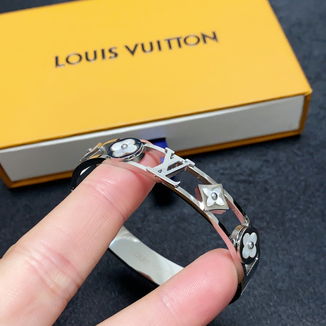 18K Louis Vuitton Crystal Studded Bracelet