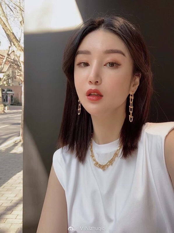 18K Tiffany HardWear Graduated Link Earrings
