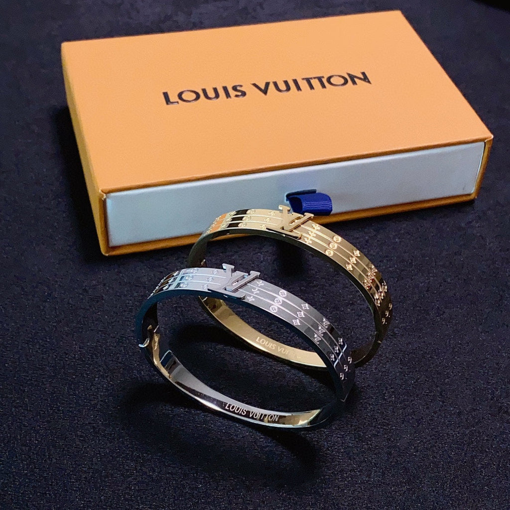 18K Louis Vuitton Vintage Monogram Bracelet
