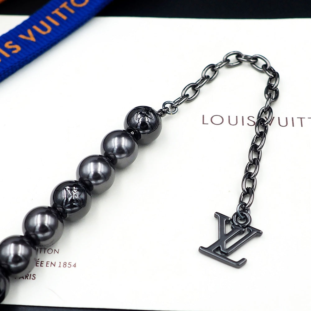 18K Louis Vuitton Monogram Pearls Bracelet