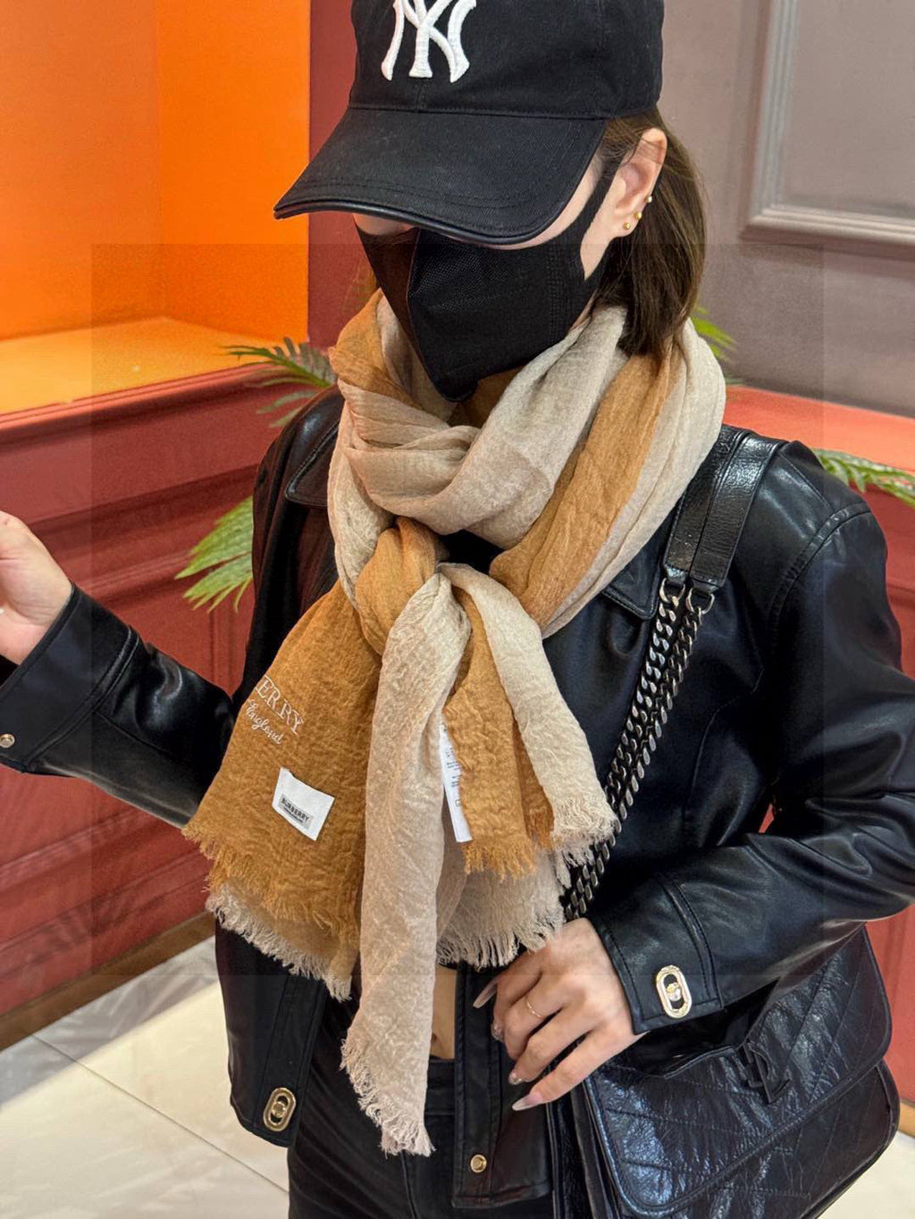BBR SCARF 180 CM IN CASHMERE 718527