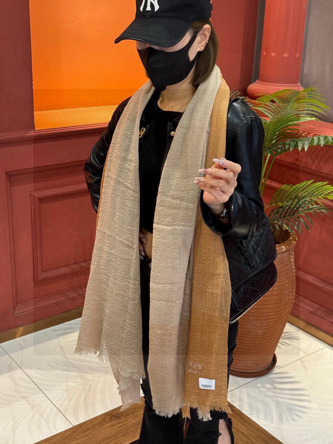 BBR SCARF 180 CM IN CASHMERE 718527