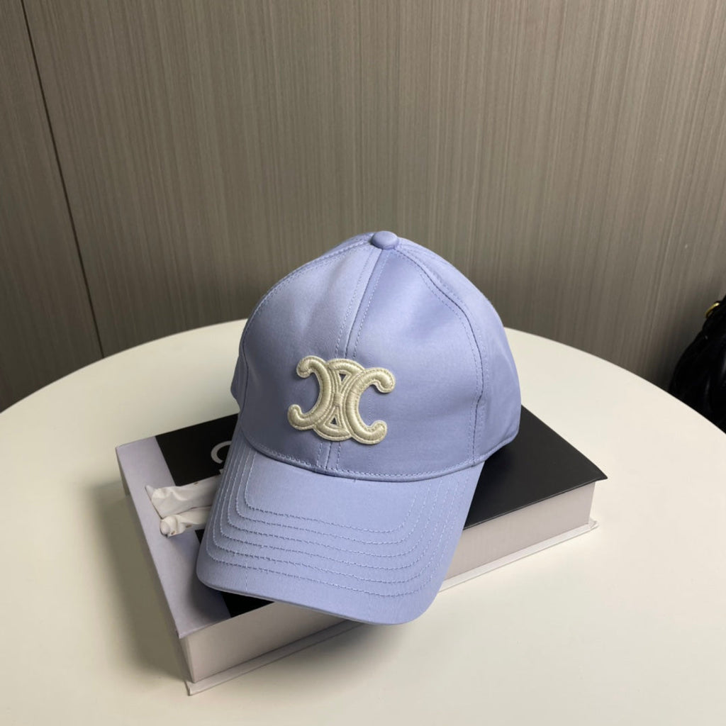 CELINE BASEBALL CAP MODEL 650712 IN LIGHT PURPLE COTTON