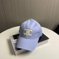 CELINE BASEBALL CAP MODEL 650712 IN LIGHT PURPLE COTTON