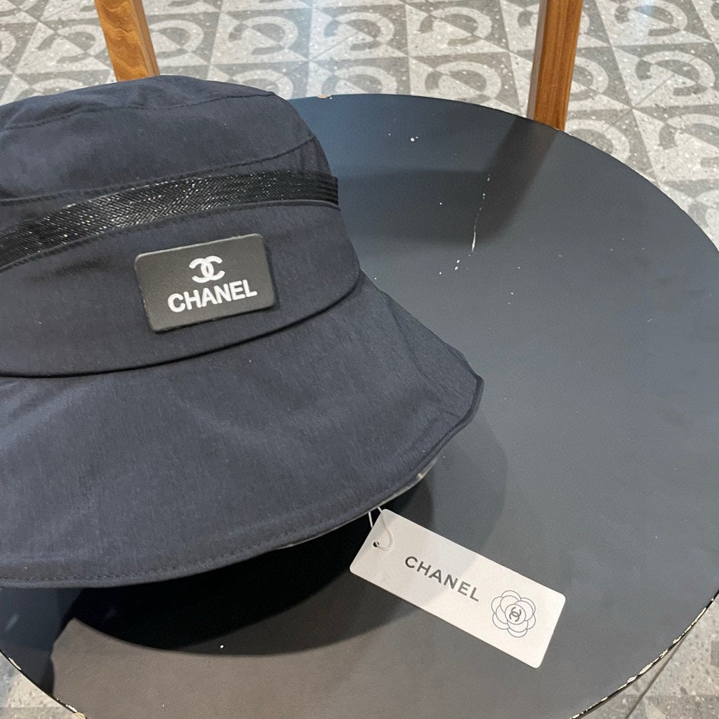CHANEL BUCKET HAT BLACK 430008