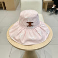 CELINE 25S BUCKET BOW HAT 733401 IN BABY PINK