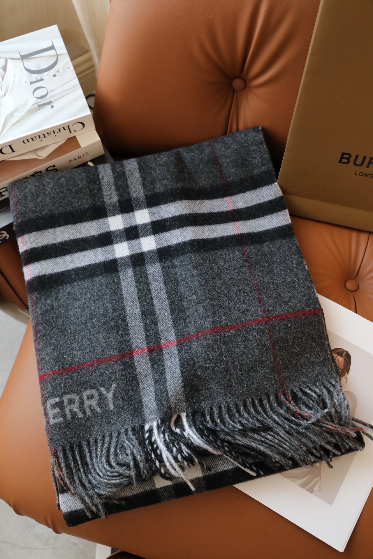 BBR SCARF 140 CM IN CASHMERE 732178