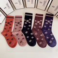 CHANEL CREW SOCKS 410989 ( 1 BOX )