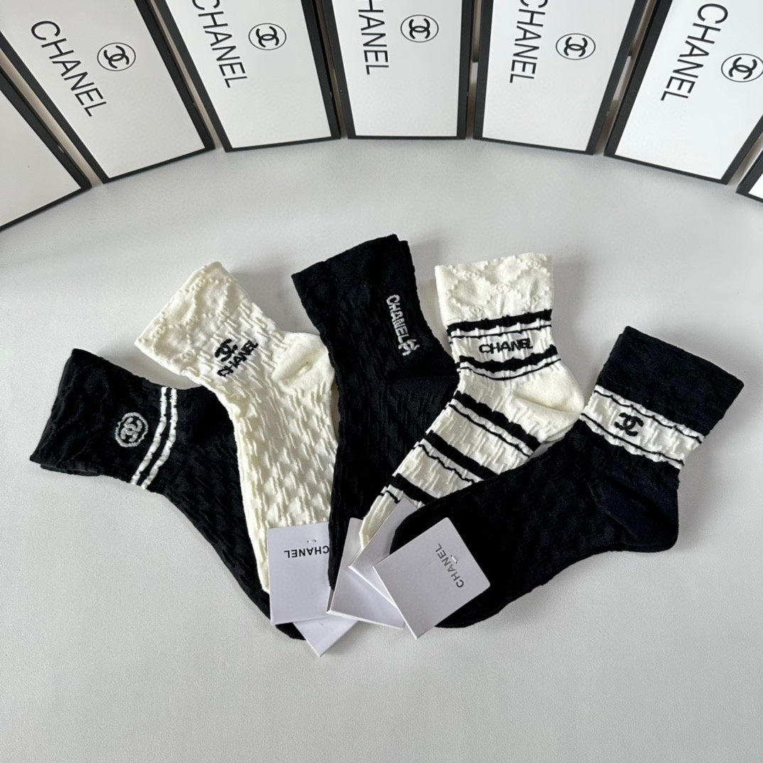 CHANEL LOW-CUT SOCKS 419034 (1 BOX )