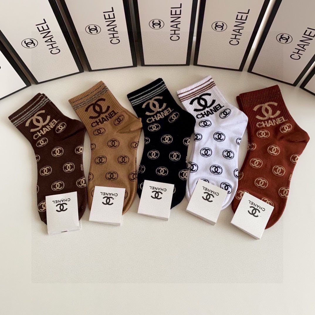 CHANEL LOW-CUT SOCKS 419035 (1 BOX )