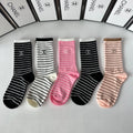 CHANEL CREW SOCKS 423808 (1 BOX)